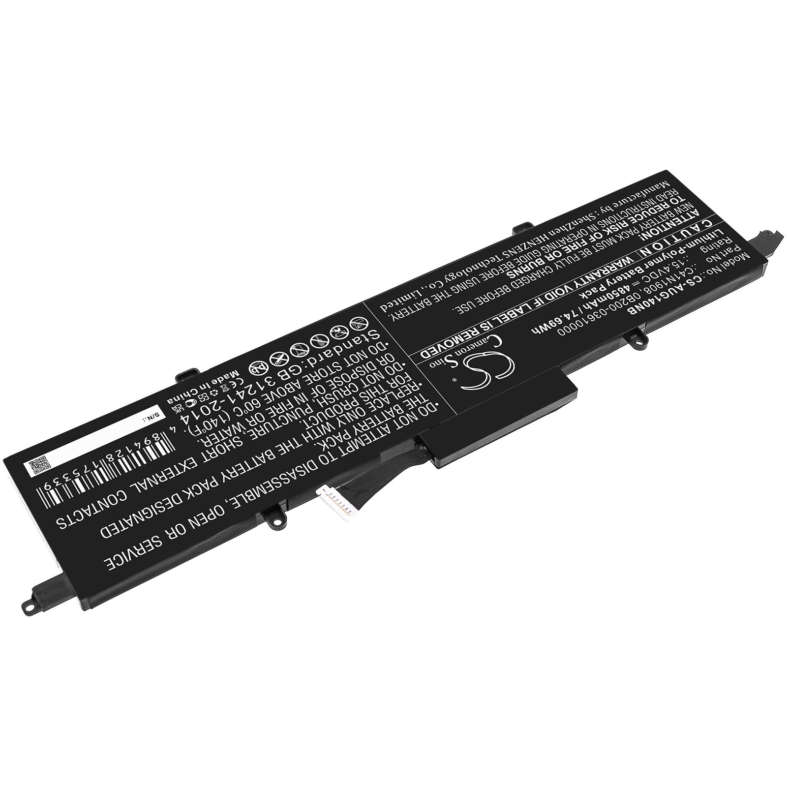 互換バッテリー 対応 Asus C41N1908,0B200-03610000,0B200-03610100