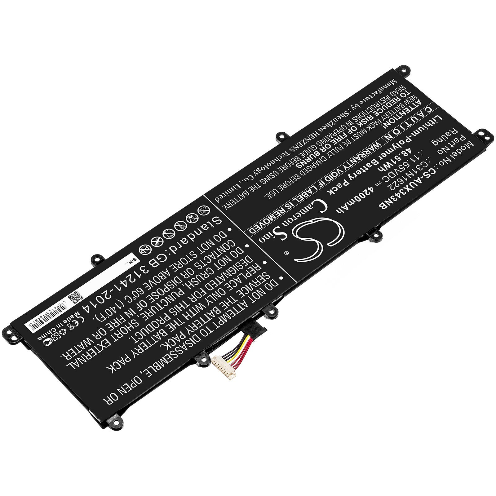 互換バッテリー 対応 Asus C31N1622,0B200-02390000,0B200-02390200,0B200-02390300,31CP5/70/81