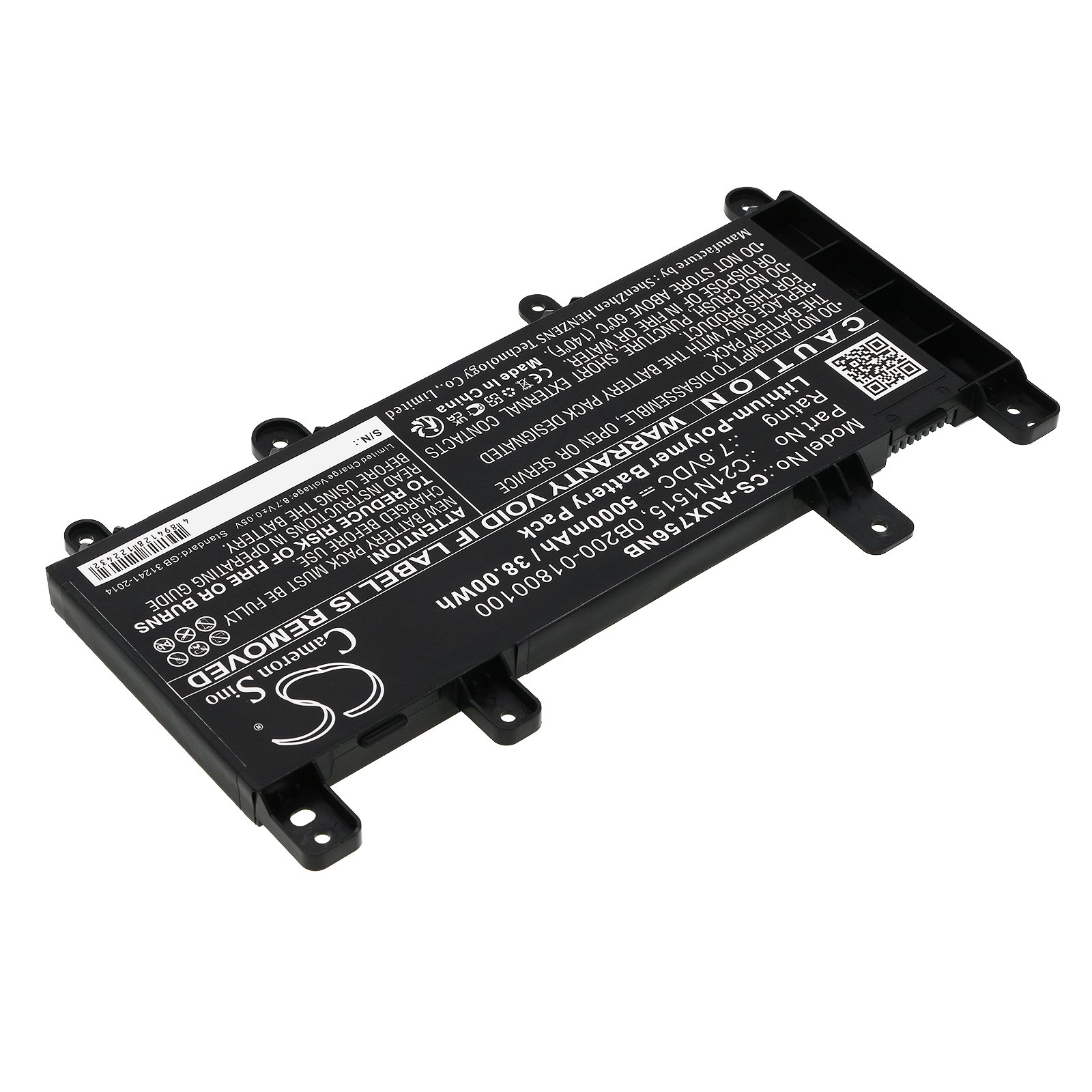 互換バッテリー 対応 Asus C21N1515,0B200-01800100,0B200-01800000