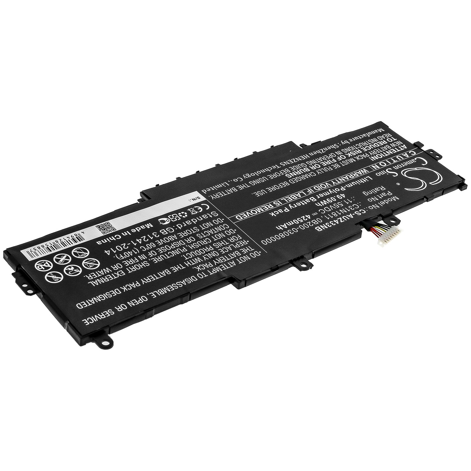 互換バッテリー 対応 Asus C31N1811,0B200-03080000