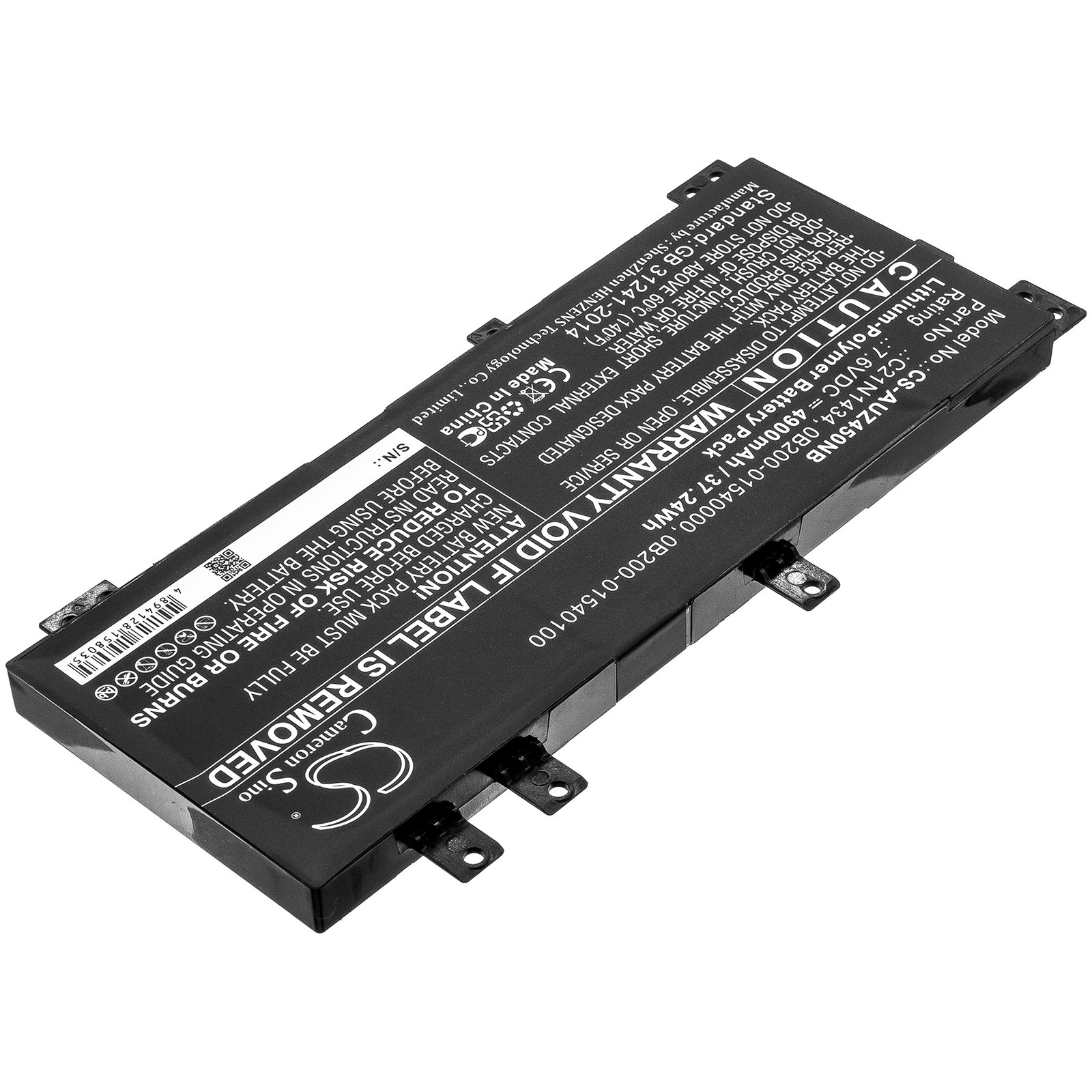 互換バッテリー 対応 Asus C21N1434,0B200-01540000,0B200-01540100