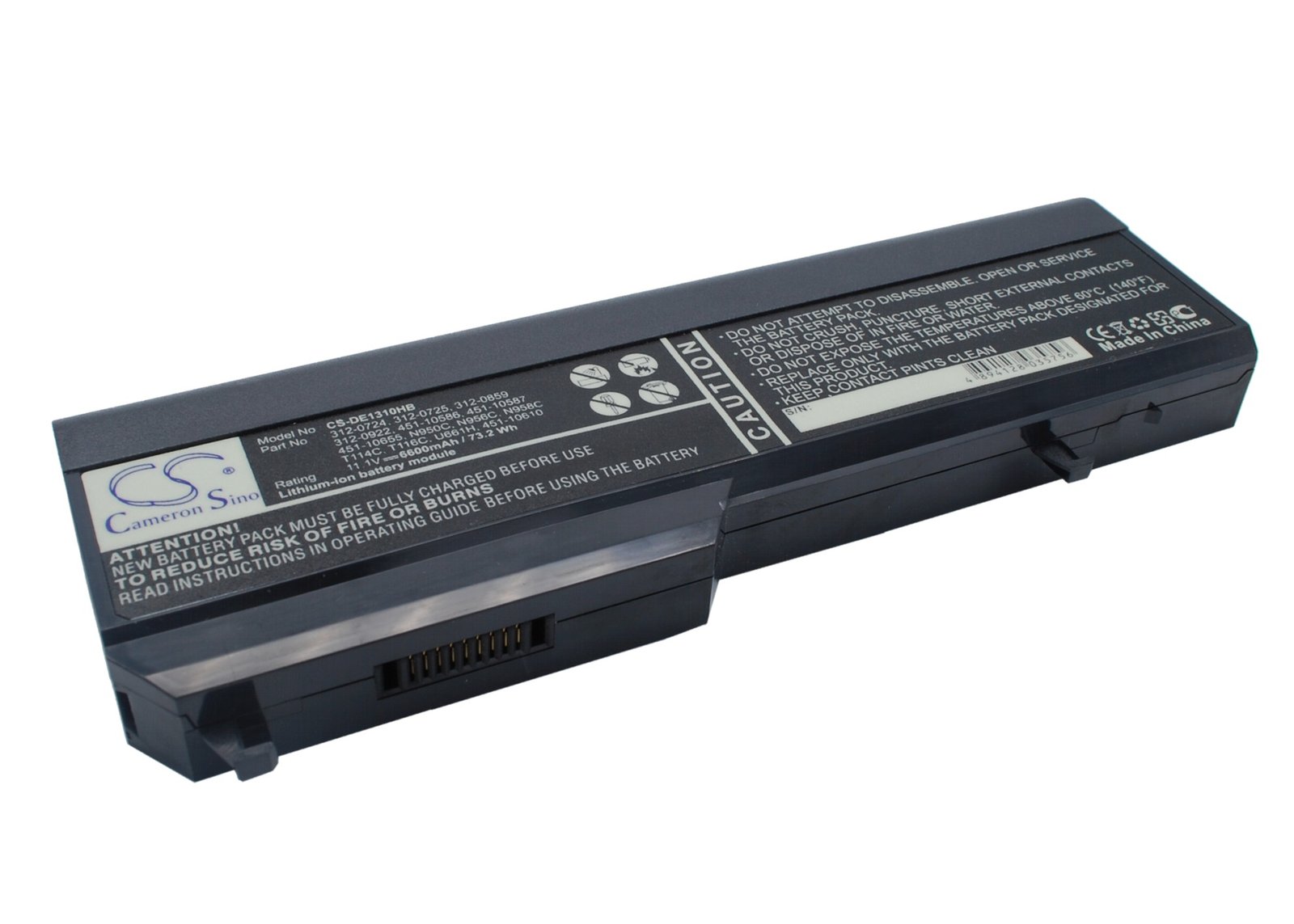 互換バッテリー 対応 DELL 312-0724,312-0725,312-0859,312-0922,451-10586,451-10587,451-10655,N950C,N956C,N958C,