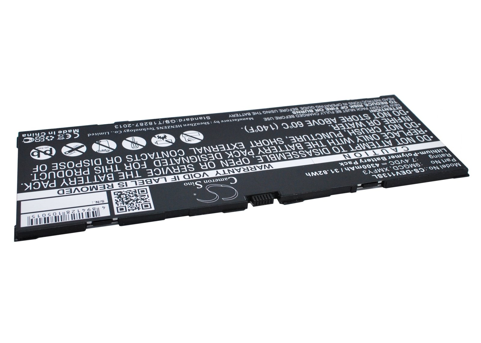 互換バッテリー 対応 DELL 9MGCD,XMFY3,0T8NH4,0XMFY3,312-1453,451-BBGS,451-BBIN,T8NH4,VYP88,XRXMG