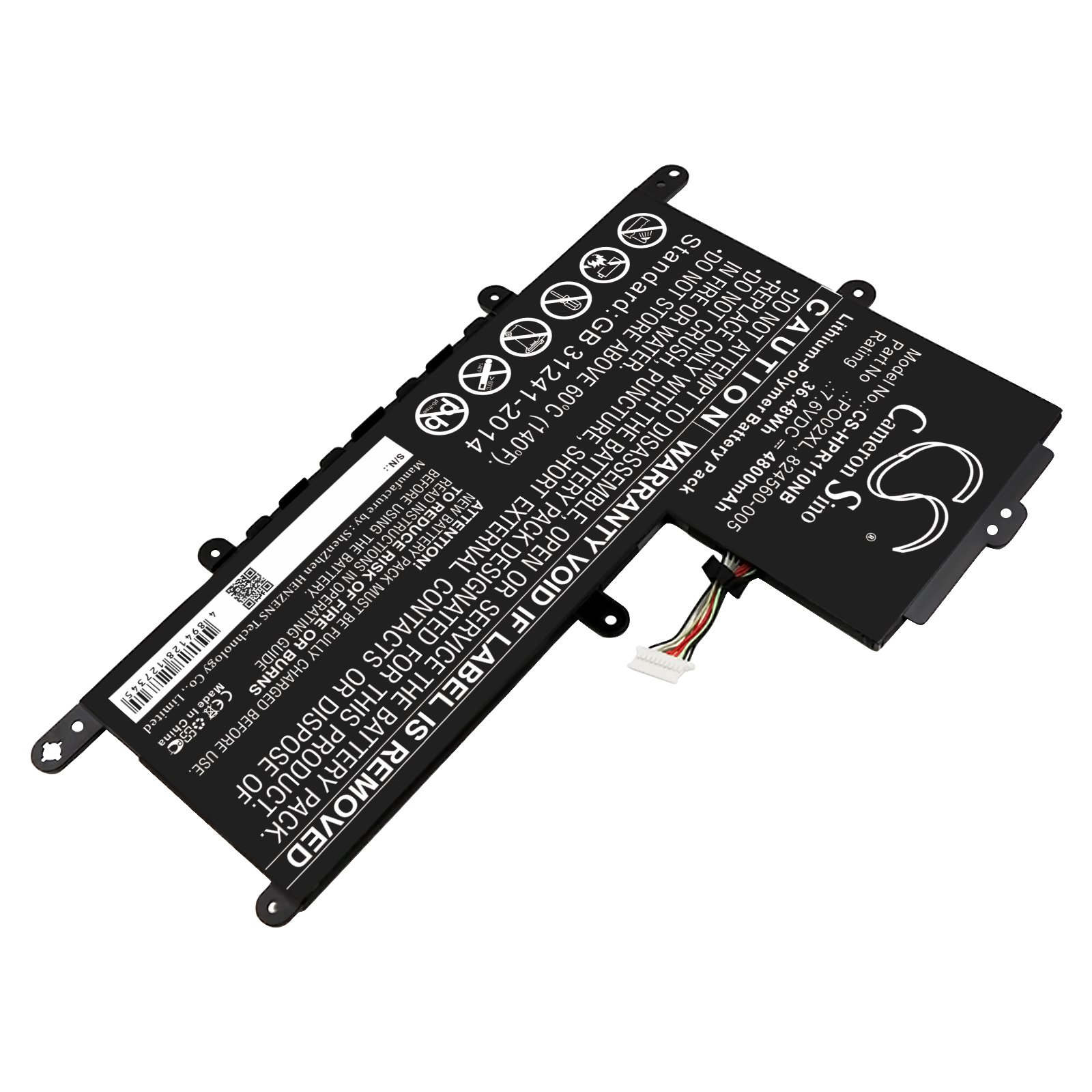 互換バッテリー 対応 HP PO02XL,824560-005,823908-2C1,HSTNN-DB-G,HSTNN-DB7G,823908-1C1,823908-2D1,824536-850,HS