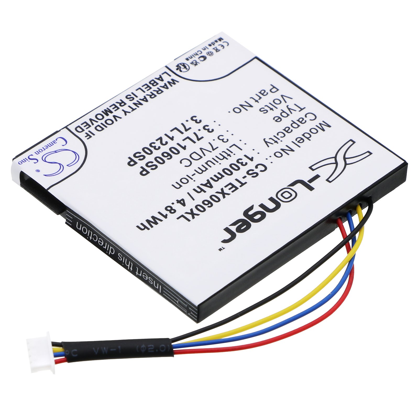 互換バッテリー 対応 Texas Instruments 3.7L1060SP,3.7L1230SP,541383800002-G0511,541383800002-G0311,1815 F071D,